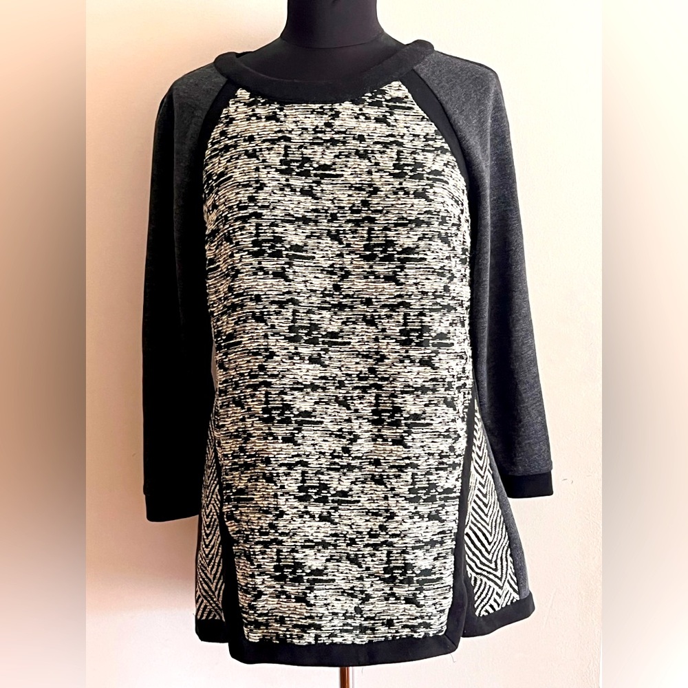 Stylish Black white and Gray Women's Top